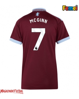Aston Villa John McGinn #7 Tricou Fotbal Replică 2026-27 Femei Acasa Aston Villa John McGinn #7 Tricou Fotbal Replică 2026-27 Femei Acasa